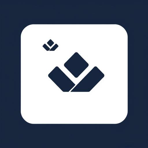 A sleek, modern logo design with geometric shapes, illustrating our proficiency in graphic design and branding.
